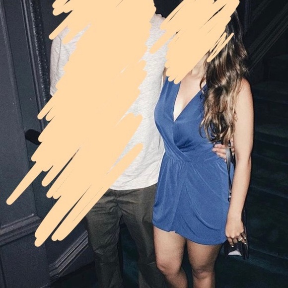 BCBGeneration Romper Blue - Picture 7 of 7